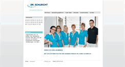 Desktop Screenshot of dr-schuricht.de