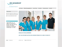 Tablet Screenshot of dr-schuricht.de
